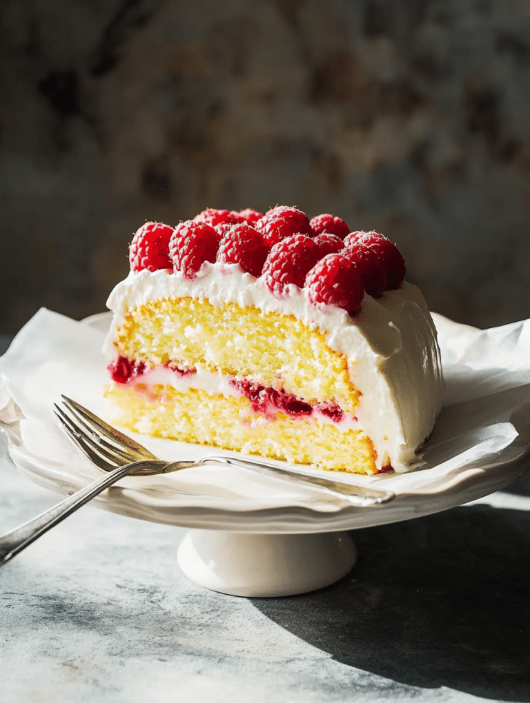 Raspberry Lemon Cake