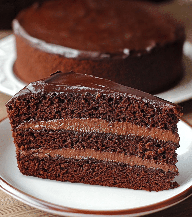 Super Spongy Chocolate Hot Milk Cake