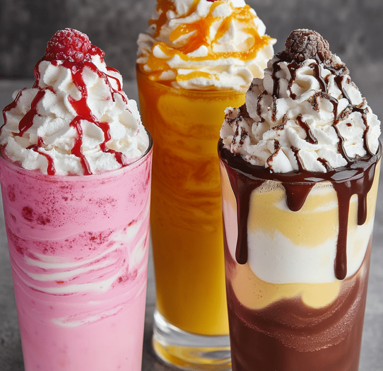 Frappe in Three Flavors