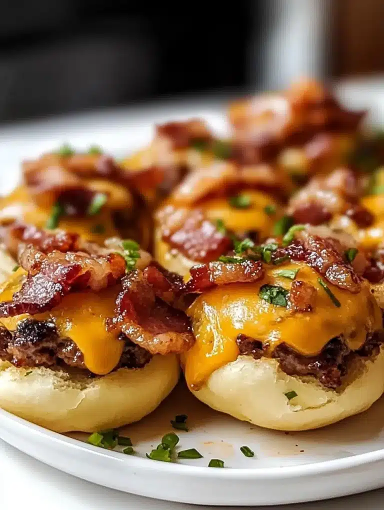 Bacon Cheeseburger Bombs filled with cheese and ground meat