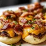 Bacon Cheeseburger Bombs filled with cheese and ground meat