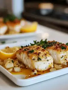 Baked Cod with Lemon and Garlic 5 Baked Cod with Lemon and Garlic