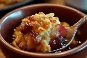 Baked Sticky Rhubarb Pudding 5 Delicious baked sticky rhubarb pudding served warm with cream.