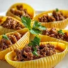 Beef-Stuffed Shells with Creamy Ricotta Filling