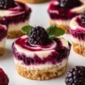 Berry Swirl Cheesecake Bites