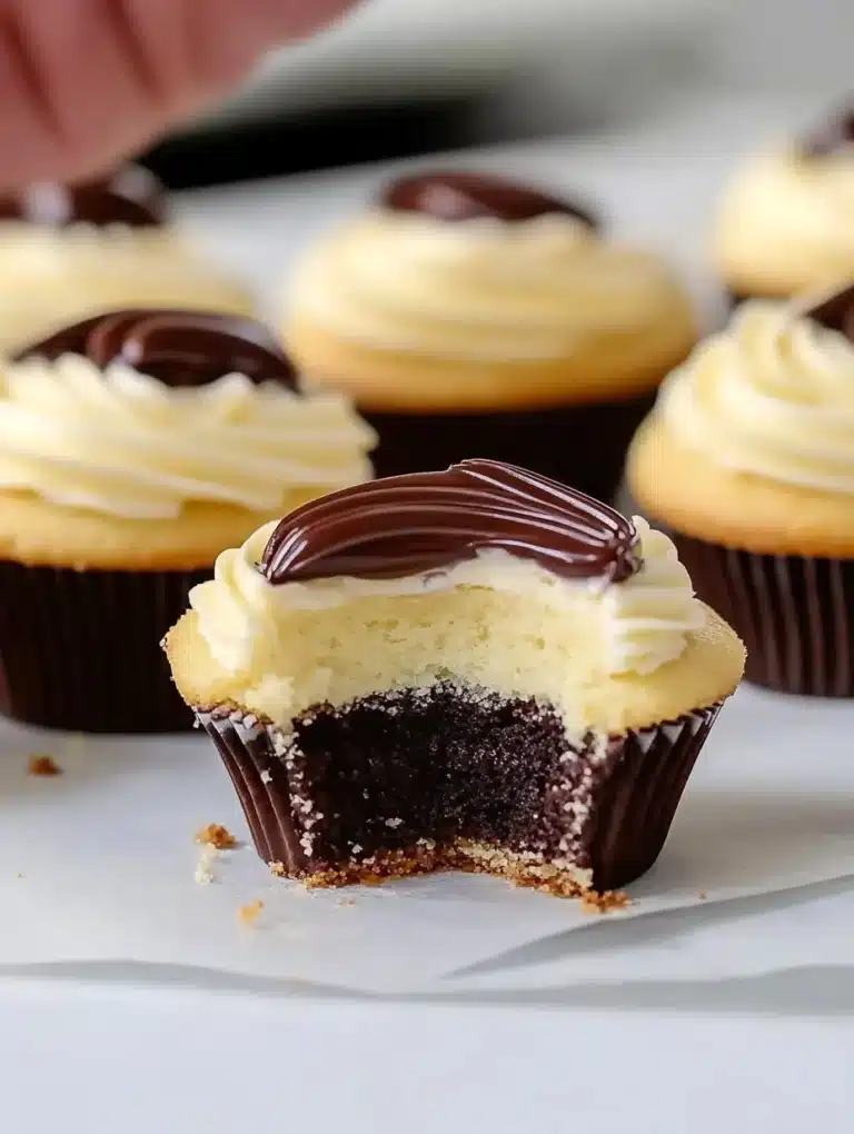 Boston Cream Pie Cupcakes