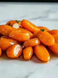 Brown Sugar Honey Glazed Carrots 3 Delicious brown sugar honey glazed carrots served in a bowl