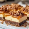 Butterfinger Caramel Cheesecake Bars