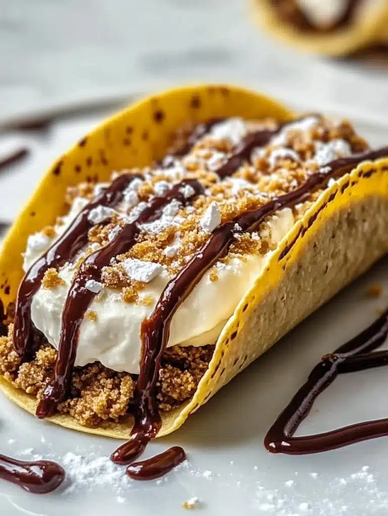 Delicious cheesecake cookie dough tacos filled with creamy cheesecake and cookie dough.