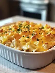 Cheesy Chicken Noodle Casserole