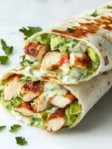 Chicken Avocado Ranch Burritos