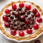 Chocolate Cherry Cream Pie Bliss