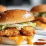 Crispy Chicken Smash Burgers