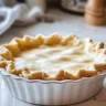 Flaky and delicious easy pie crust ready for filling