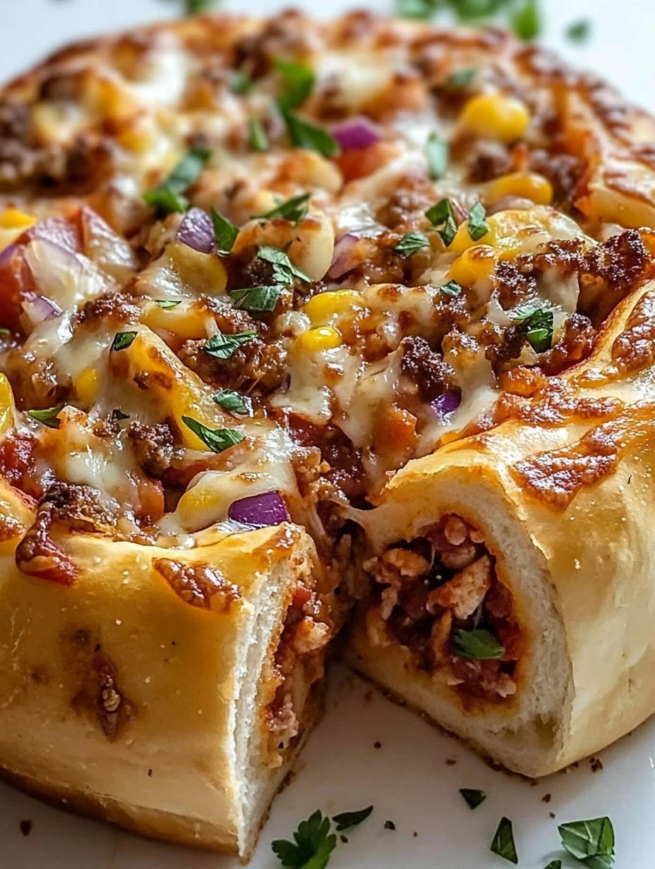 Garbage Bread (Stuffed Pizza Roll)
