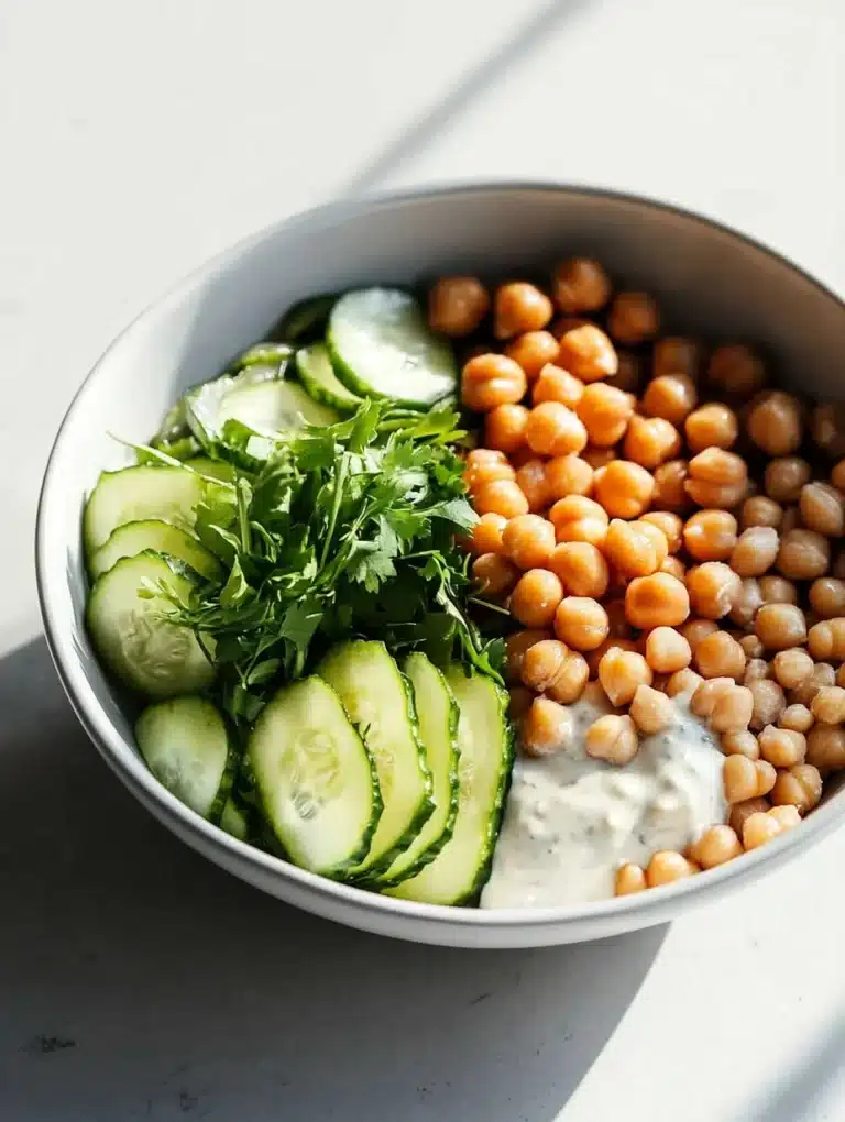 Healthy grain bowls with chickpeas and tahini dressing for a nutritious meal