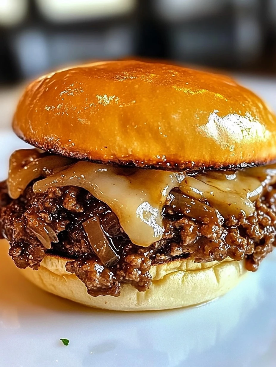 Irresistible French Onion Beef Sloppy Joes