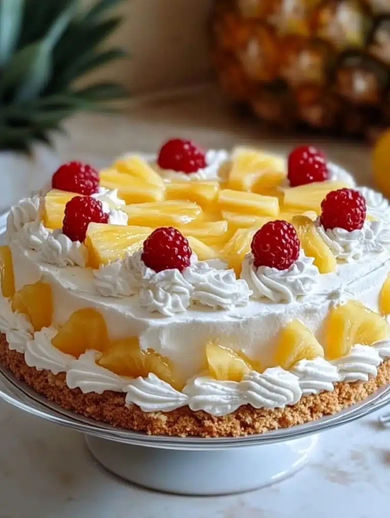 Juicy Pineapple Heaven Cake
