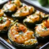 Keto Cilantro Lime Shrimp Stuffed Poblano Peppers