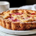 Old-Fashioned Norwegian Rhubarb Cake