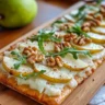 Pear Gorgonzola and Walnut Flatbread