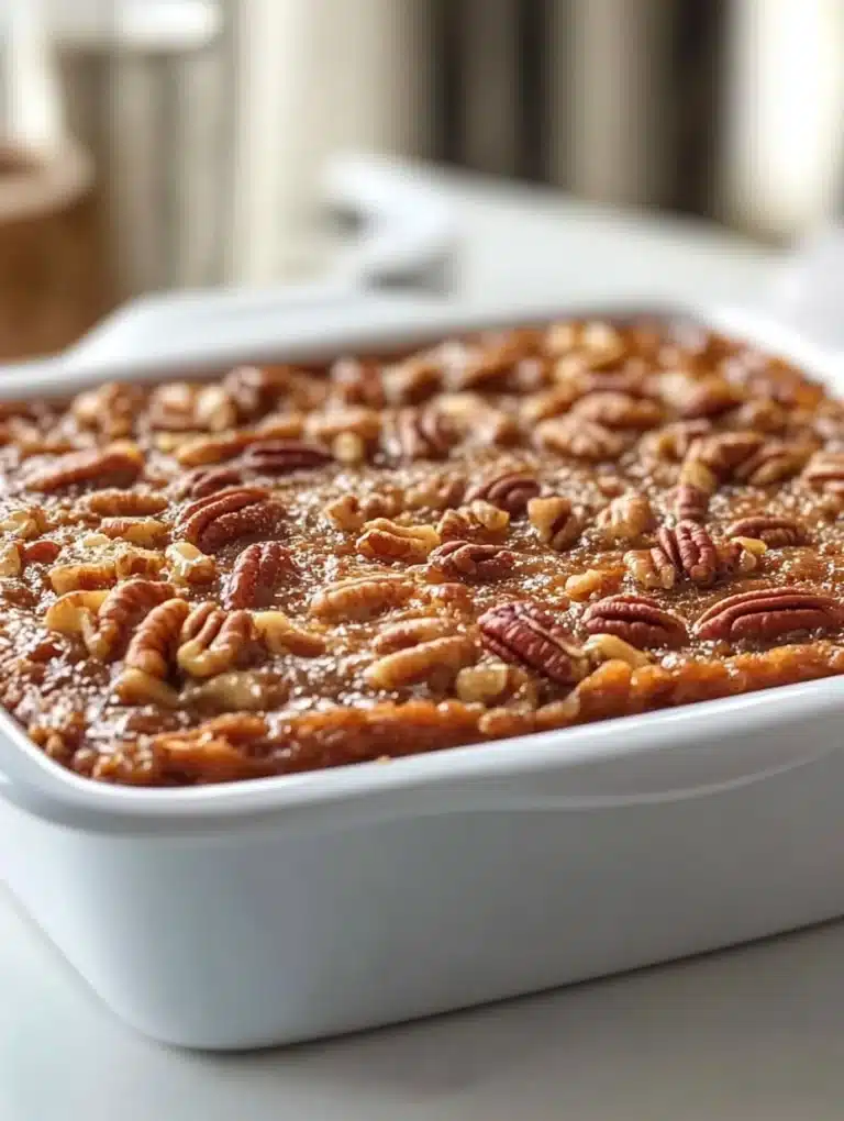 Pecan Pie Dump Cake