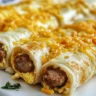 Sausage Egg and Cheese Breakfast Roll Ups