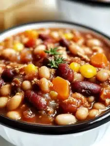 Slow Cooker Cowboy Beans