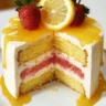 Delightful Strawberry Lemonade Cake