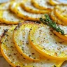 Thinly Sliced Parmesan Squash