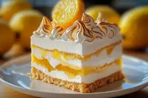 Triple Lemon Meringue Cheesecake 4 Are you looking for a dessert that combines the velvety richness of cheesecake with the bright, zesty notes of lemon and a fluffy meringue? If so, you’ve hit the jackpot with this Triple Lemon Meringue Cheesecake. This recipe not only caters to your sweet tooth but also brings a burst of sunshine into your kitchen, making it the perfect treat for a gathering or a cozy evening at home.
