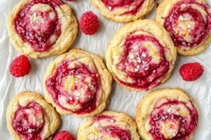 Lemon Raspberry Cookies 4 lemon raspberry cookies