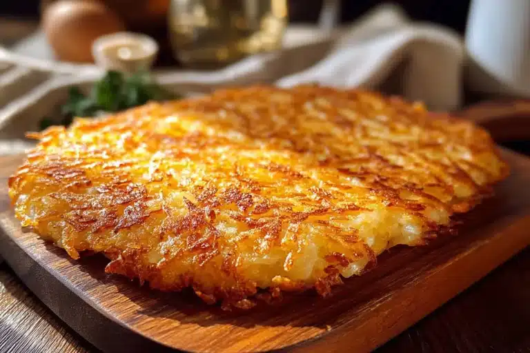 Crispy homemade McDonald's Hash Browns on a breakfast plate