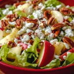 Delicious Honeycrisp Apple Salad with fresh ingredients and vibrant colors
