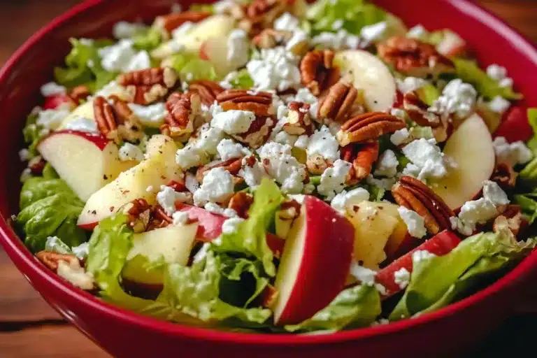 Delicious Honeycrisp Apple Salad with fresh ingredients and vibrant colors