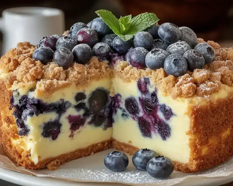 Irresistible Blueberry Cream Cheese Crumb Cake You’ll Love