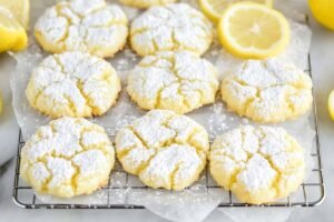 Lemon Crinkle Cookies