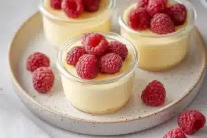No-Bake Greek Yogurt Jello Cheesecake: The Ultimate Creamy Delight! 5 No-Bake Greek Yogurt Jello Cheesecake topped with colorful fruit garnish