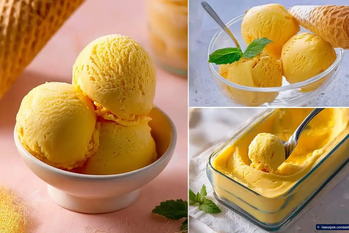Delicious Pioneer Woman vanilla bean ice cream in a bowl