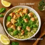 Lemon Chicken Orzo with Pesto Recipe: A Deliciously Irresistible Dish 2 lemon chicken orzo with pesto 2025 07 23 220120 150x150 1