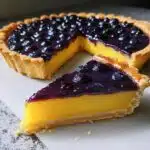 Blueberry Lemon Curd Tart