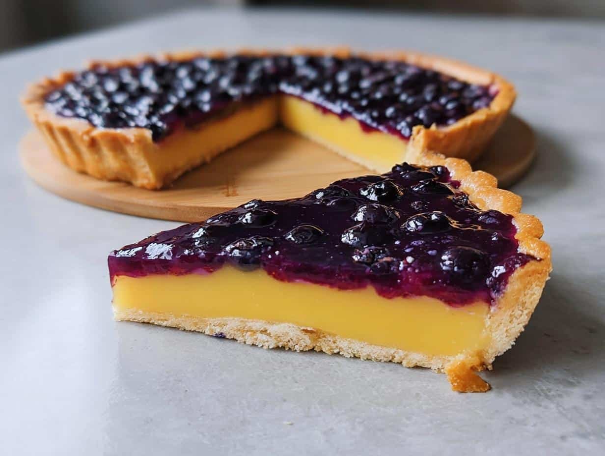 Blueberry Lemon Curd Tart: 2 Luscious Recipes - Blueberry Lemon Curd Tart - additional detail