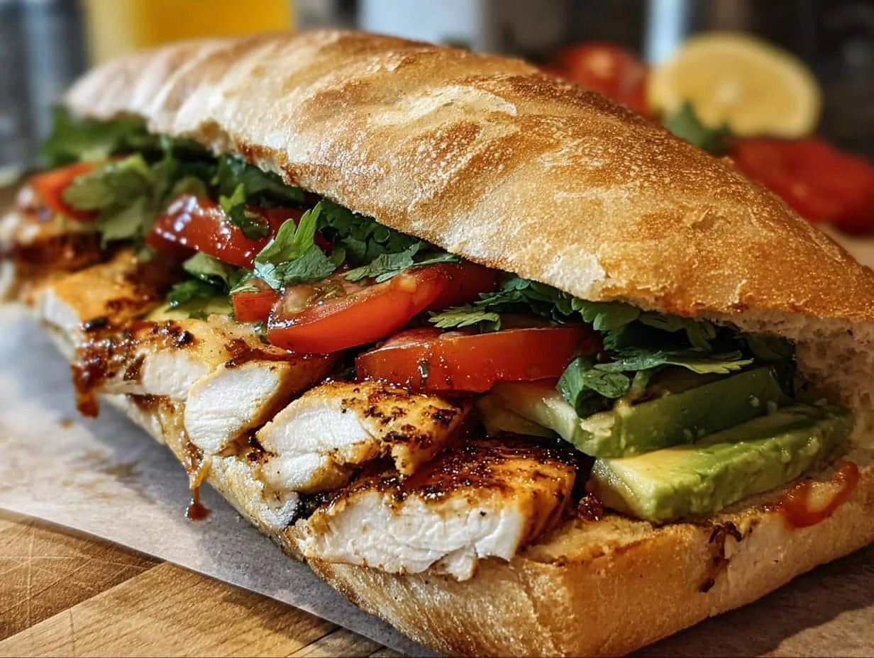 Chicken Torta Sandwich: Amazing 30-min Recipe - Chicken Torta Sandwich - additional detail