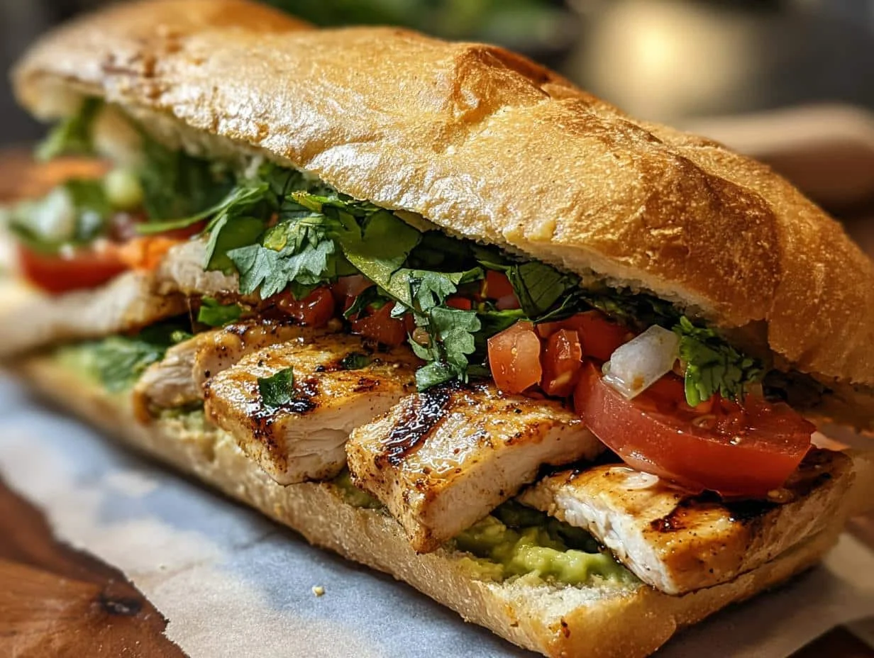 Chicken Torta Sandwich: Amazing 30-min Recipe - Chicken Torta Sandwich - additional detail