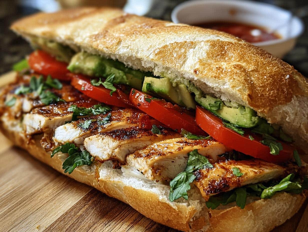 Chicken Torta Sandwich