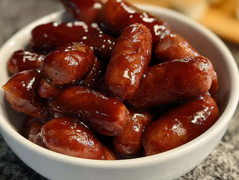 Crock Pot Little Smokies: Amazing Party Appetizer - Crock Pot Little Smokies - additional detail