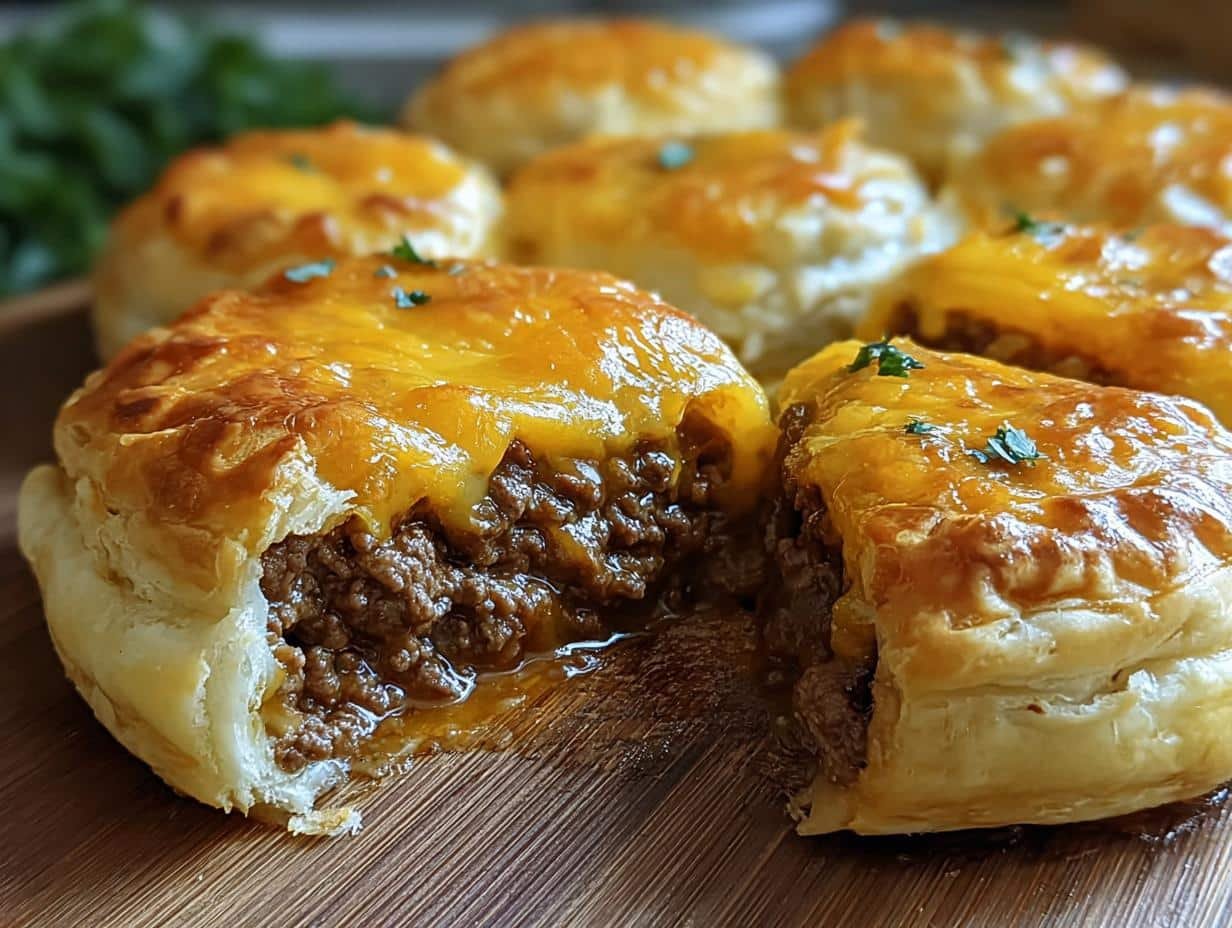 Golden Crust Cheesy Beef: Simply Amazing Bake - Golden Crust Cheesy Beef - additional detail