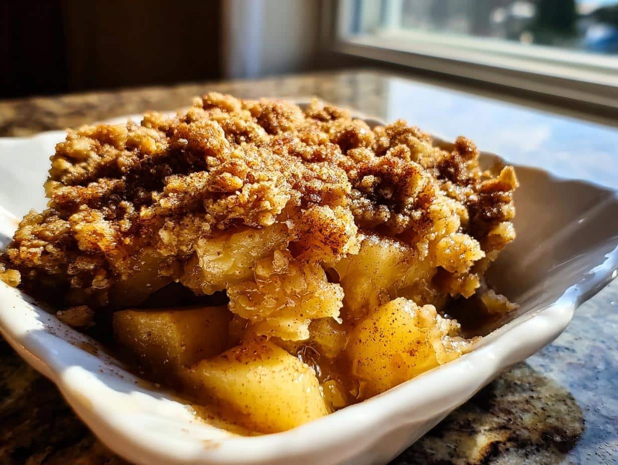 High Protein Apple Crumble, Delicious Treat - High Protein Apple Crumble - additional detail