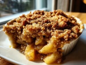 High Protein Apple Crumble