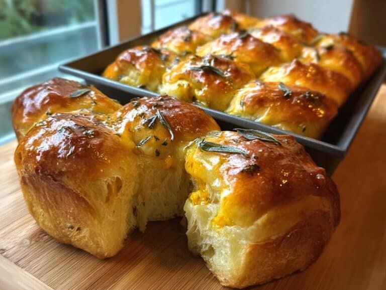 Pumpkin Pull Apart Rolls